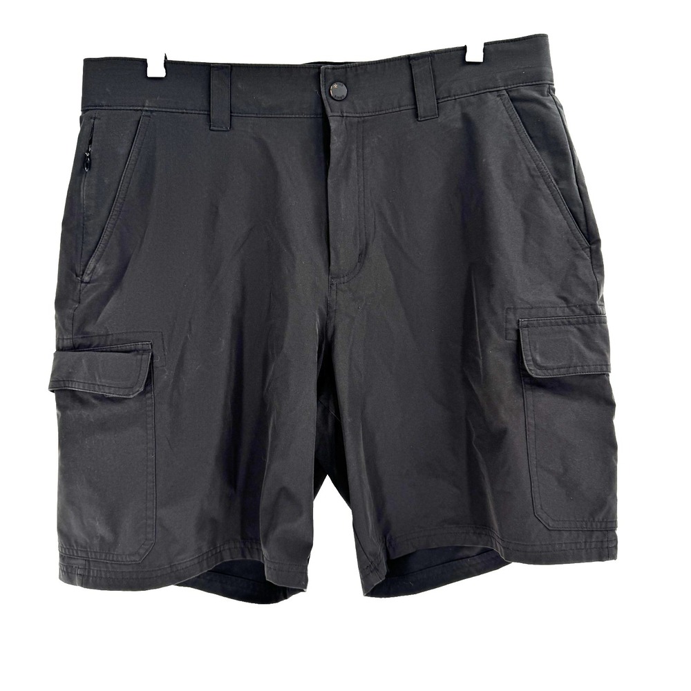 Orvis Tech Cargo Shorts Men's 36 Dark Gray Hiking Performance Outdoors Camping